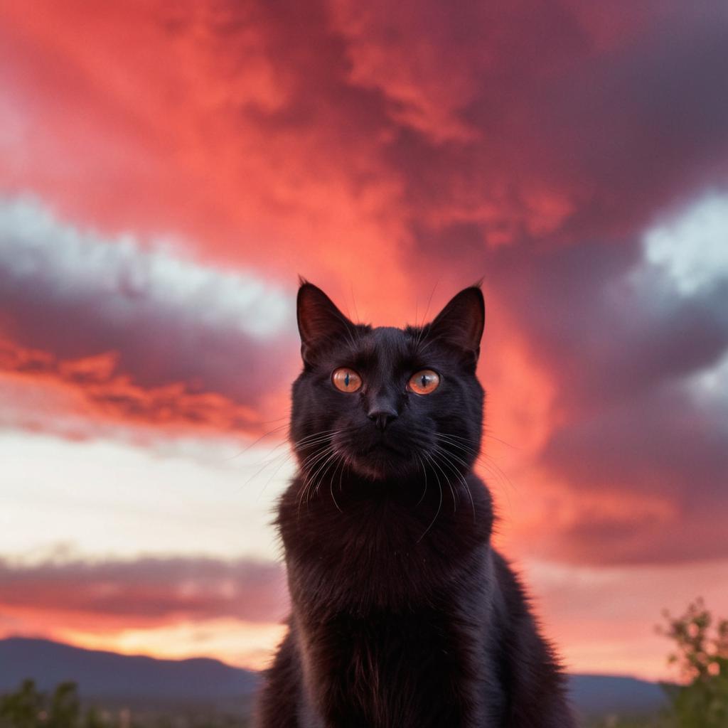 picture of a black cat